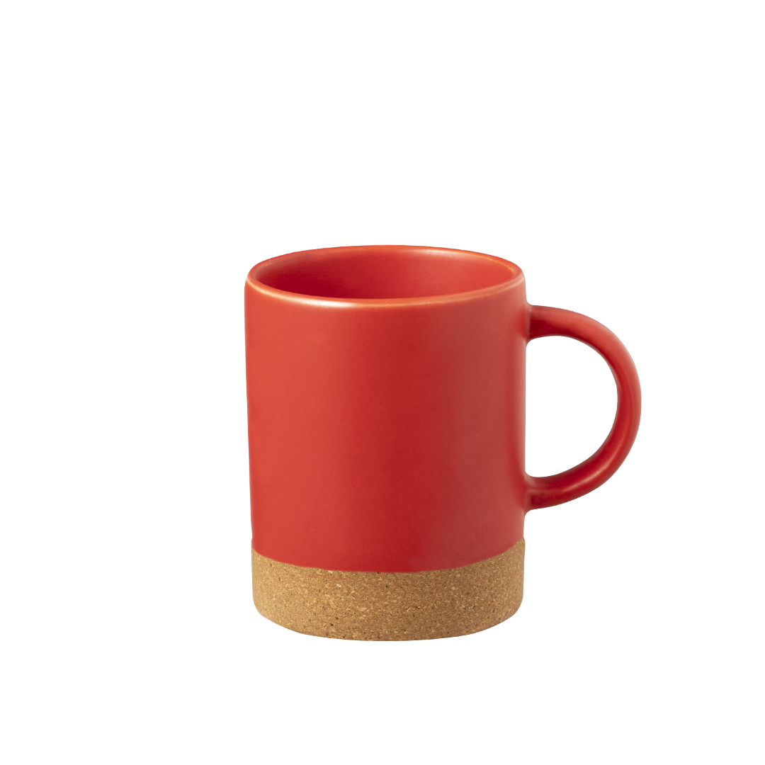 Mat keramik krus med kork bund 350 ml - Badgeland