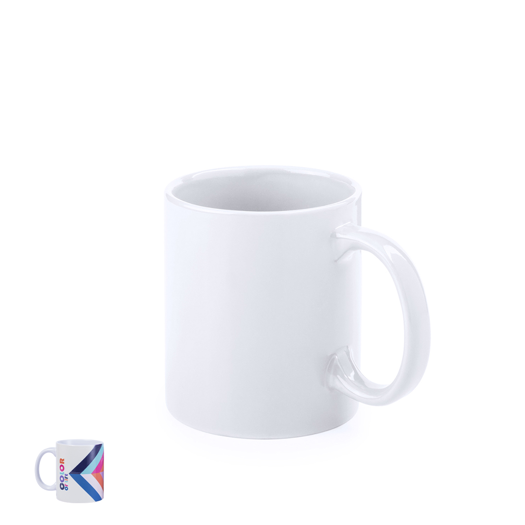 Keramik krus til sublimation tryk - gloss krus 350ml - Badgeland