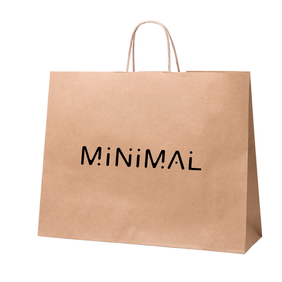 Shopper pose i genanvendt papir - 19,6 liter (Afgiftspligtig) - Badgeland