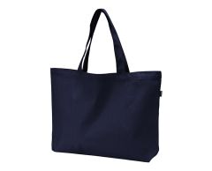 Kraftig shopper taske fremstillet af 100% bomuld 400-450 g/m2