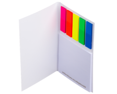 Soft cover kombi sæt sidemarkering + sticky noter 140x76mm