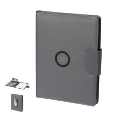 Konference mappe m. integreret Magsafe oplader og powerbank