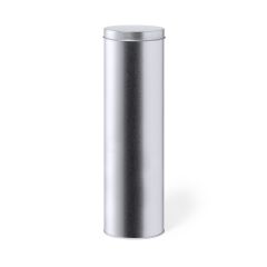 Lang cylinder tin æske med tryk valg