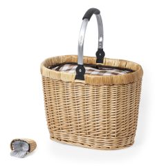 Vintage picnic kurv med termo kølerum