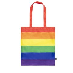 Pride mulepose af genbrugt plast RPET