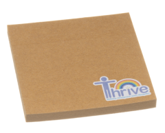 Sticky notes fremstillet af kraftpapir 75x75mm