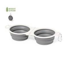 Foldbar mad og vand skål til kæledyr