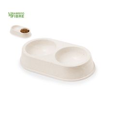 Mad og vandskål af bambus fiber til kæledyr