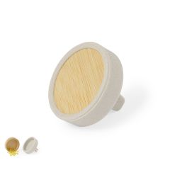 Duftfrisker i bambus til bilen med citronduft - mulighed for logo