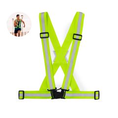 Refleks vest med justerbart spænde til løb og cykel