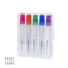Sommer pleje sæt med 5 sprays i transparent etui