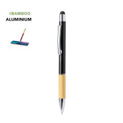 Kuglepen i bambus og aluminium med stylus touch