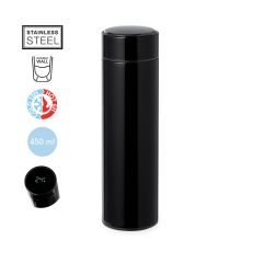 Termoflaske med digital termometer låg 450 ml