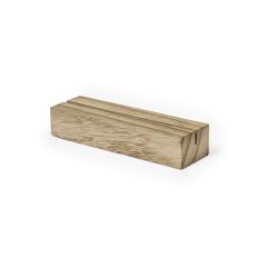 Bord display holder af træ til menu og reservation