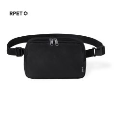 Crossbody taske af genbrugt plast RPET og i sort farve