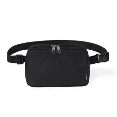 Crossbody taske af genbrugt plast RPET og i sort farve
