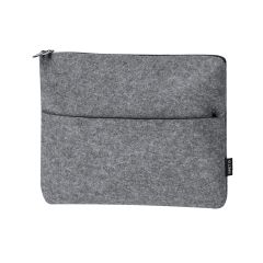 Laptop sleeve af RPET filt 15 tommer med udvendig lomme