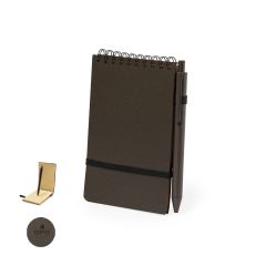 Notesblok af kaffe fiber med kuglepen A6