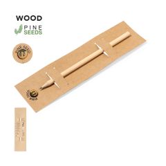 Blyant med fyrretræ frø i kapsel