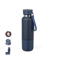 Termoflaske med skulder strop og indbygget kop 500 ml