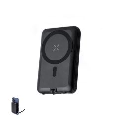 Trådløs solcelle powerbank med magsafe opladning 5000 mAh