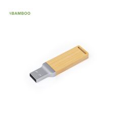 Elegant USB stick i bambus og aluminium 16 GB (Afgiftspligtig)