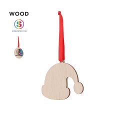 Julepynt af træ med sublimationsprint mulighed