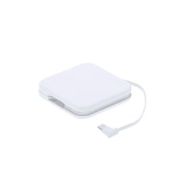 Power bank med Type C kabel og tryk mulighed 1200 mAh