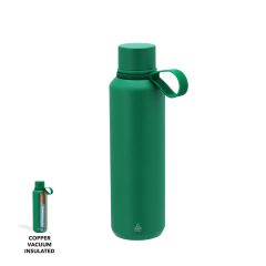 Mat termoflaske i genanvendt stål med silikone strop 630 ml