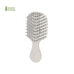Hårbørste med kort håndtag i hvedestrå