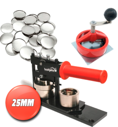 Badgemaskine pakke PRO lille pakke 25mm 