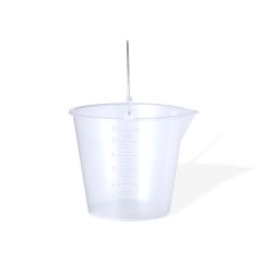 Plast målespand med hank 6 liter med mulighed for logo