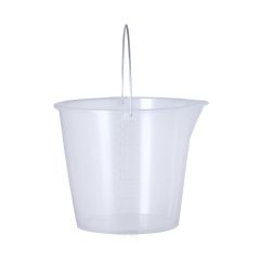 Plast målespand med hank 11 liter med mulighed for logo