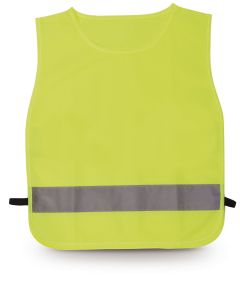 Refleks vest af polyester til børn Gul