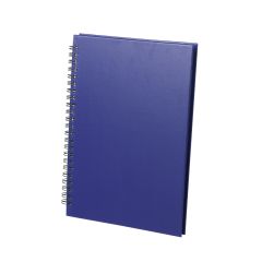 A5 notesbog med spiralryg og linjeret papir