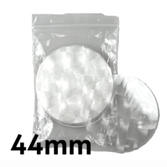 3D mylar til 44mm badges - 100 stk.