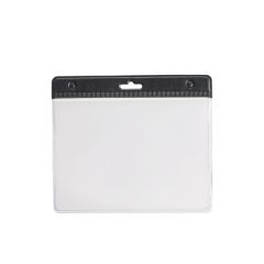 ID Plast lomme med farvet kant 11 x 9,5 cm