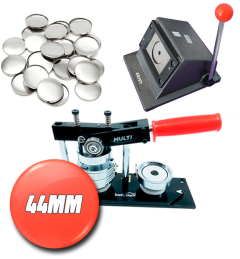 Badgemaskine pakke MULTI stor pakke 44mm
