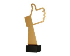 Like thumbs up statuette