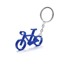 Cykel nøglering i aluminium og stærk farve 
