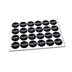 Runde papir klistermærker