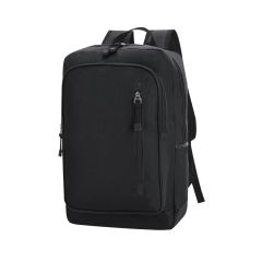Prisvenlig rygsæk i kraftig polyester med indvendig laptop lomme
