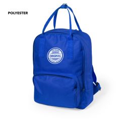 Klassisk retro rygsæk af polyester i friske farver