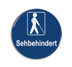 Badge til svagtseende (TYSK)