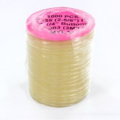 Mylar 1000 stk. plastforside til 56mm badges og magneter