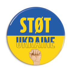 Støt Ukraine badge
