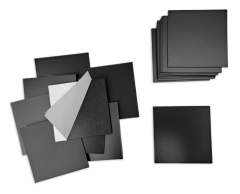 Kvadratisk 57x57mm selvklæbende magnet