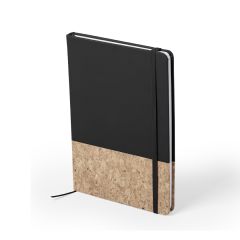 A5 Notesbog med kork element og blanke sider
