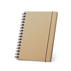 Genbrugt papir notesbog i A5 med spiral ryg