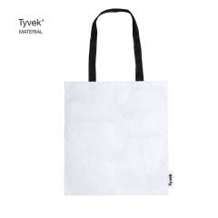 Tyvek mulepose med sort stofhank